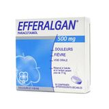  Thuốc Efferalgan 500mg UPSA SAS điều trị cúm, đau đầu, đau răng (4 vỉ x 4 viên) 