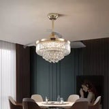 QUẠT TRẦN ĐÈN TRANG TRÍ PHA LÊ CAO CẤP iLOOK-Y4240 