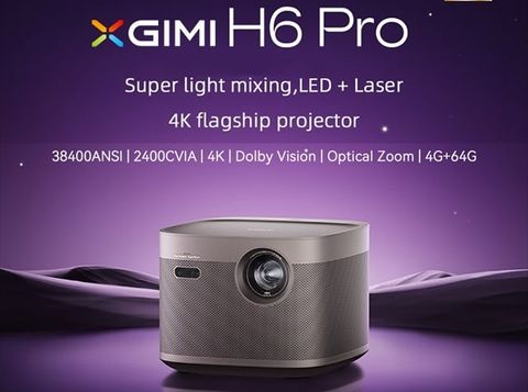 Máy chiếu Xgimi H6 Pro – Máy chiếu cao cấp độ phân giải 4K, độ sáng cao, hỗ trợ Auto Keystone