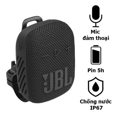 Loa JBL Wind 3S, Pin 5h, Chống Nước IP67 (Gắn Xe Đạp Xe máy)