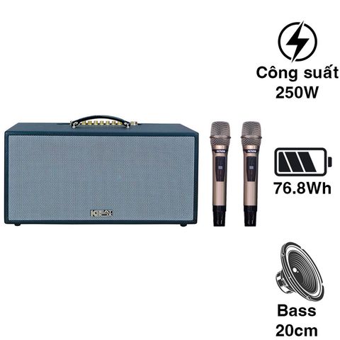 Loa Acnos CS451 Plus, Bass 20cm, Công Suất 250W, DSP, Bluetooth 5.0