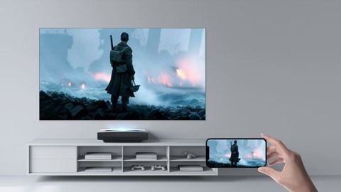 Máy chiếu Xgimi A2 (Xgimi Aura) – Máy chiếu siêu gần thông minh Laser 4K UHD, công nghệ DLP 3D, độ sáng cao 2.400 ansi