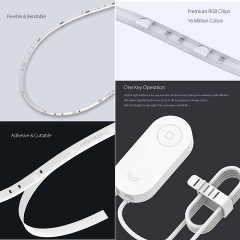 Đèn LED dây Yeelight Lightstrip 1S 2 mét (Bản Quốc Tế)