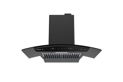 Máy hút mùi Sunhouse SHB6689 kính cong inox đèn led