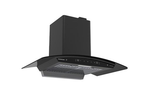 Máy hút mùi Sunhouse SHB6689 kính cong inox đèn led