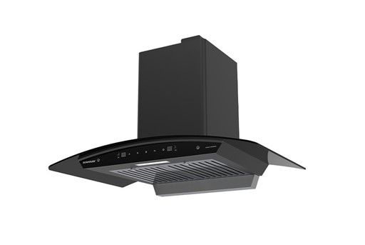 Máy hút mùi Sunhouse SHB6689 kính cong inox đèn led