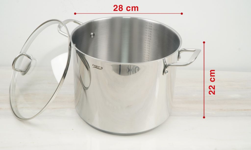Nồi Luộc Chefs EH-CK280 Inox