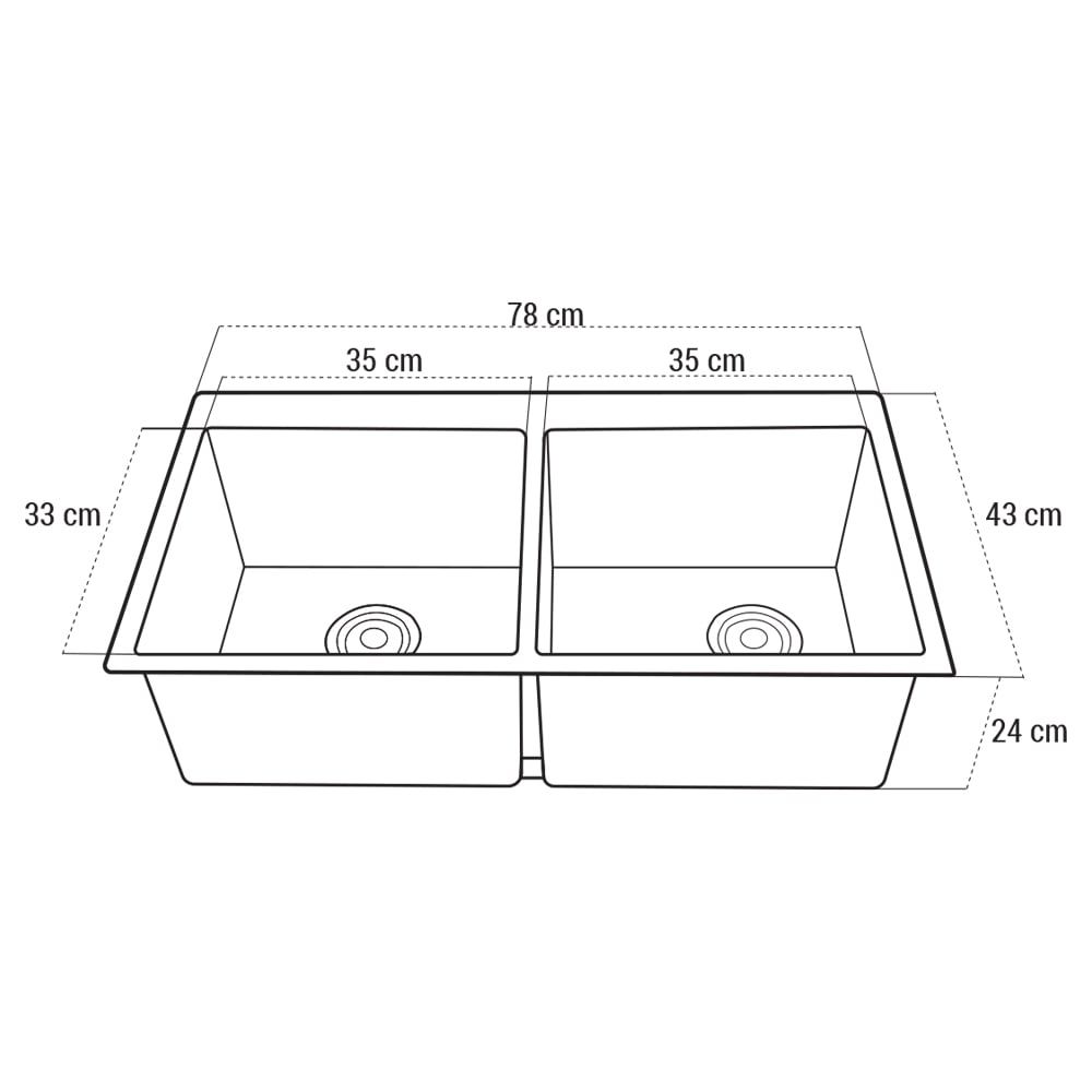 Chậu rửa inox Faster FS7843HM phủ nano kháng khuẩn