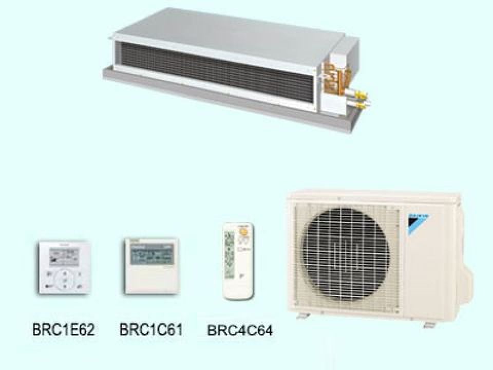 Điều hòa Daikin Sky Air FDBNQ18MV1V/RNQ18MV1V nối ống gió áp suất tĩnh thấp - Không Inverter - Điều khiển dây BRC2E61 - gas R410A - một chiều lạnh