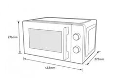 Lò Vi Sóng Electrolux EMG23K22B 23 Lít