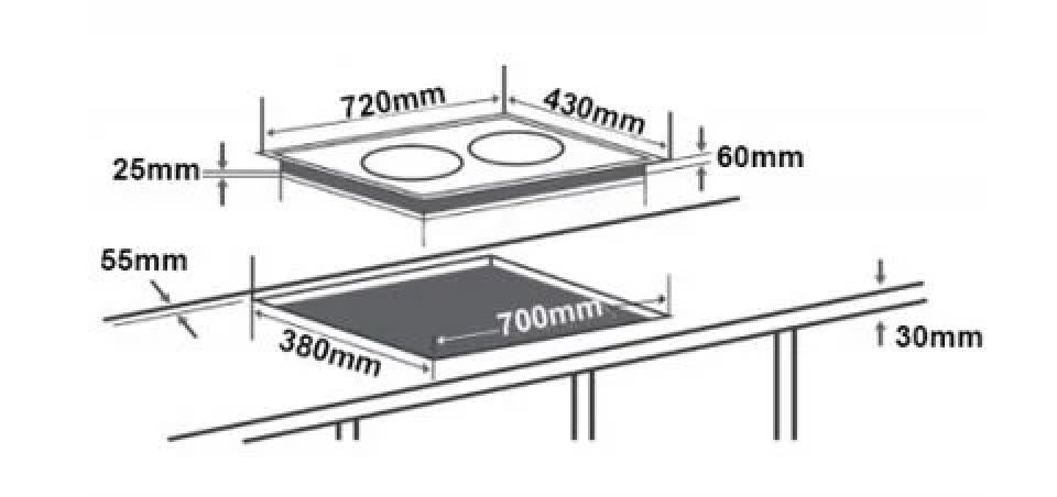 Bếp Từ Chef's DIH868 Spain