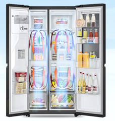 Tủ lạnh LG 635 lít Inverter Multi Door InstaView LSI63BLMA