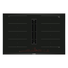 Bếp từ BOSCH series 8 PXX875D67E đa điểm 4 vùng nấu - tích hợp hút mùi