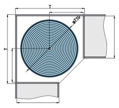 Giá xoay Faster RSB360SS 360 độ inox