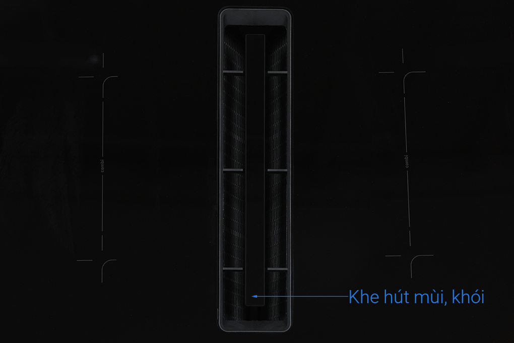 Bếp từ 4 vùng nấu lắp âm tích hợp hút mùi Bosch PVQ731F15E