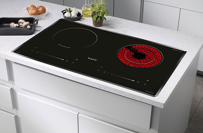 Bếp Hồng Ngoại Điện Từ Đôi Kaff KF-FL101IC 2 Vùng Nấu Lắp Âm