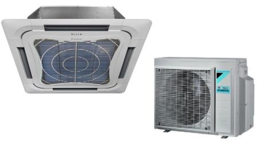 Điều hòa Daikin SkyAir FCC125AV1V/RC125AGY1V Cassette Âm trần 8 hướng thổi - Không Inverter - Điều khiển không dây BC50FV - gas R32 - một chiều lạnh