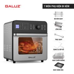 Nồi Chiên Không Dầu 15L Inox 1800w Galuz GLA-1518