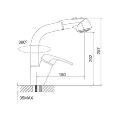 Vòi rửa bát Malloca K140
