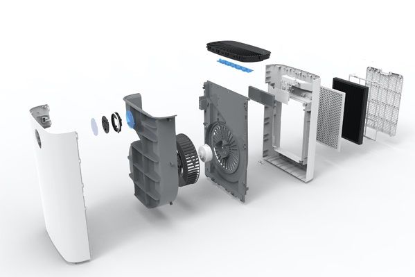 Máy Lọc Không Khí FujiE AP400 Kết Nối Wifi Công Suất 32W 4 Cấp Độ Gió