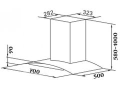 Máy Hút Mùi Chefs EH-R506E7G Inox Cao Cấp