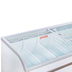 Tủ Đông Alaska Mặt Kính Cong KC-550CI