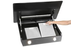 Máy Hút Mùi Hafele HH-WVG90B (539.89.335) Kính Vát