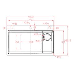 Chậu rửa bát FS 7546B01