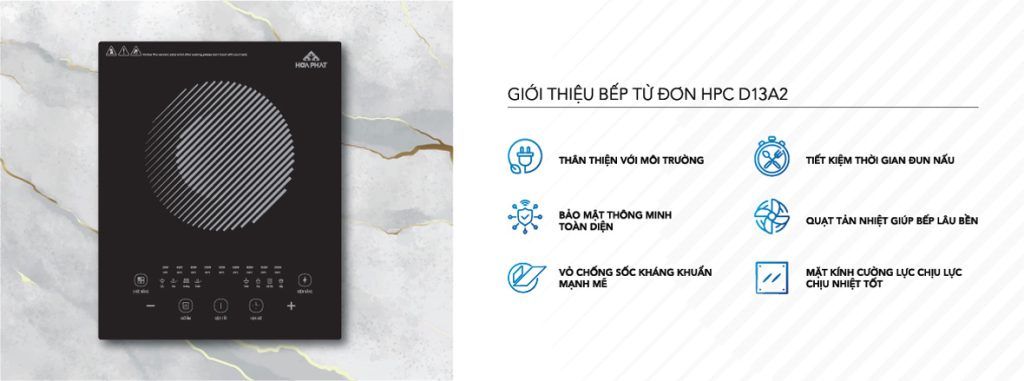 Bếp từ đơn Hòa Phát HPC D13A2