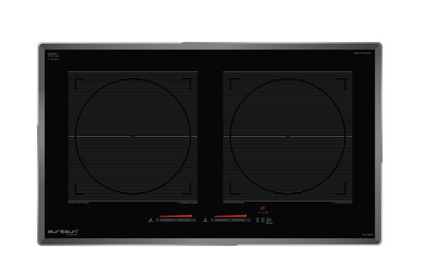 Bếp từ Eurosun EU-T897G kính Schott Ceran 2 vùng nấu 9 mức độ