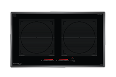 Bếp từ Eurosun EU-T897G kính Schott Ceran 2 vùng nấu 9 mức độ