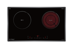Bếp từ Eurosun EU-TE259Max Inverter 2 vùng nấu 9 công suất kính Platinum