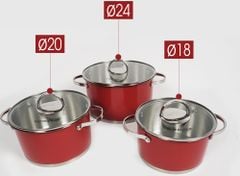 Bộ Nồi Chảo Faster Ruby (5 Món)