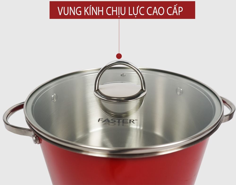 Bộ Nồi Chảo Faster Ruby (5 Món)