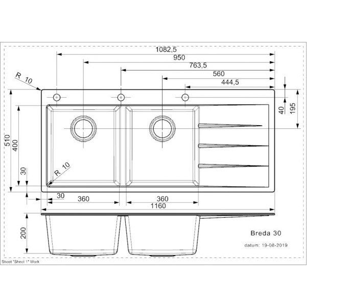 Chậu rửa đá Reginox R33739 đá cao cấp