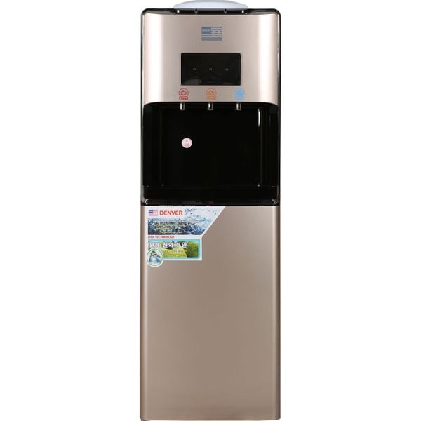 Cây nước nóng lạnh Denver W230SA (vàng gold) Gas R134a nguồn điện 220V-50Hz công suất làm nóng 500W công suất làm lạnh 90W