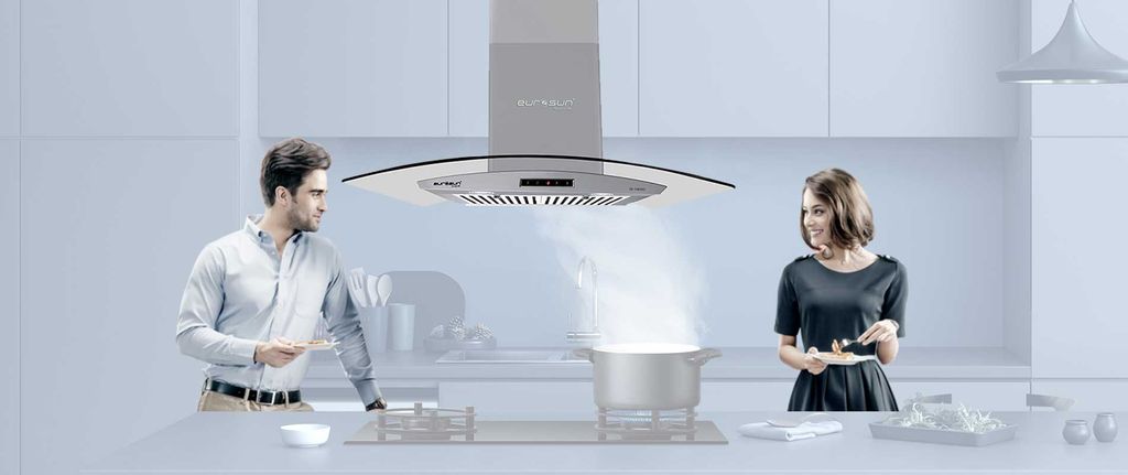 Máy Hút Mùi Eurosun EH-70K26S Interver Cảm Ứng Kỹ Thuật Số 3 Tốc Độ Inox Cao Cấp