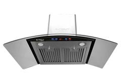 Máy Hút Mùi Eurosun EH-90K11E Interver Cảm Ứng Kỹ Thuật Số Digital 3 Tốc Độ Inox Cao Cấp