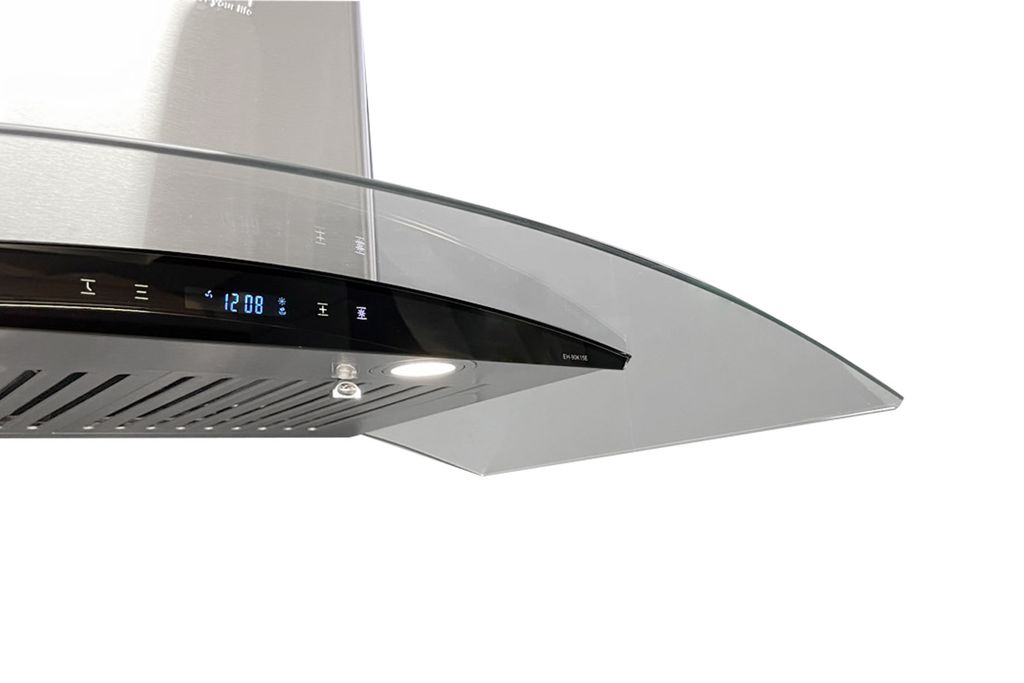 Máy Hút Mùi Eurosun EH-90K15E Interver Cảm Ứng Kỹ Thuật Số 3 Tốc Độ Inox Cao Cấp