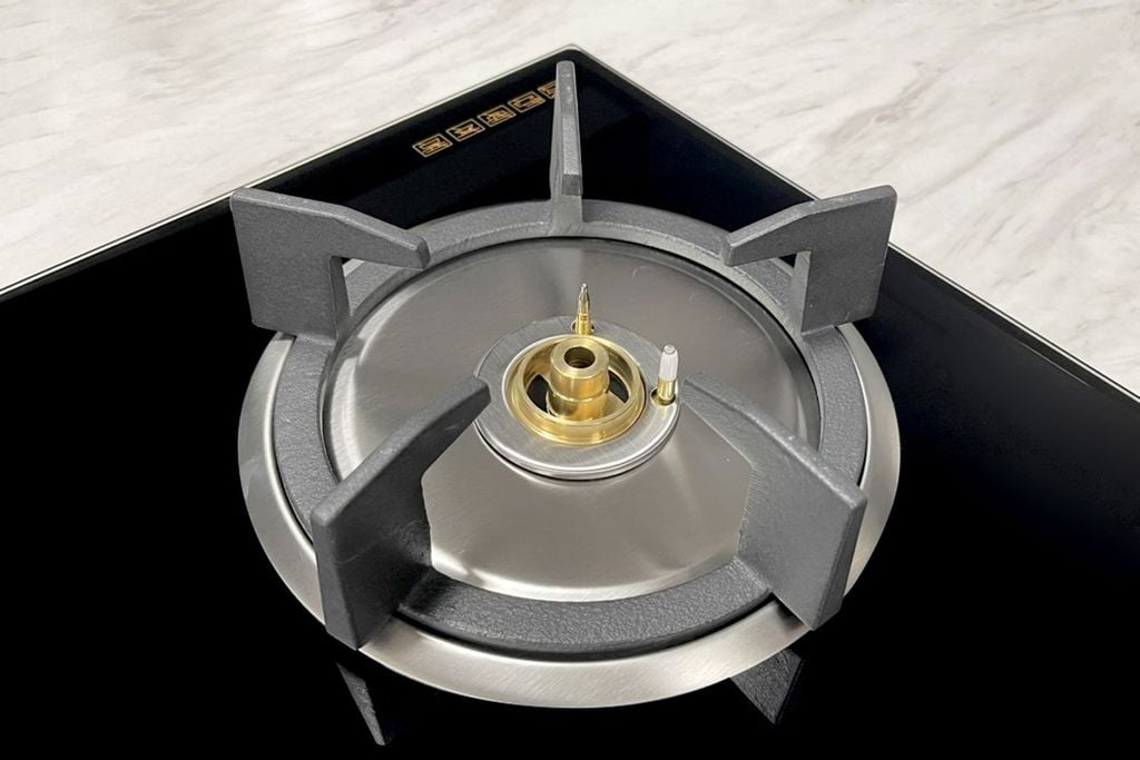 Bếp gas âm Eurosun EU-GA279 mặt kính cường lực chịu nhiệt dày 8mm vát cạnh họng bếp sử dụng đồng 100%