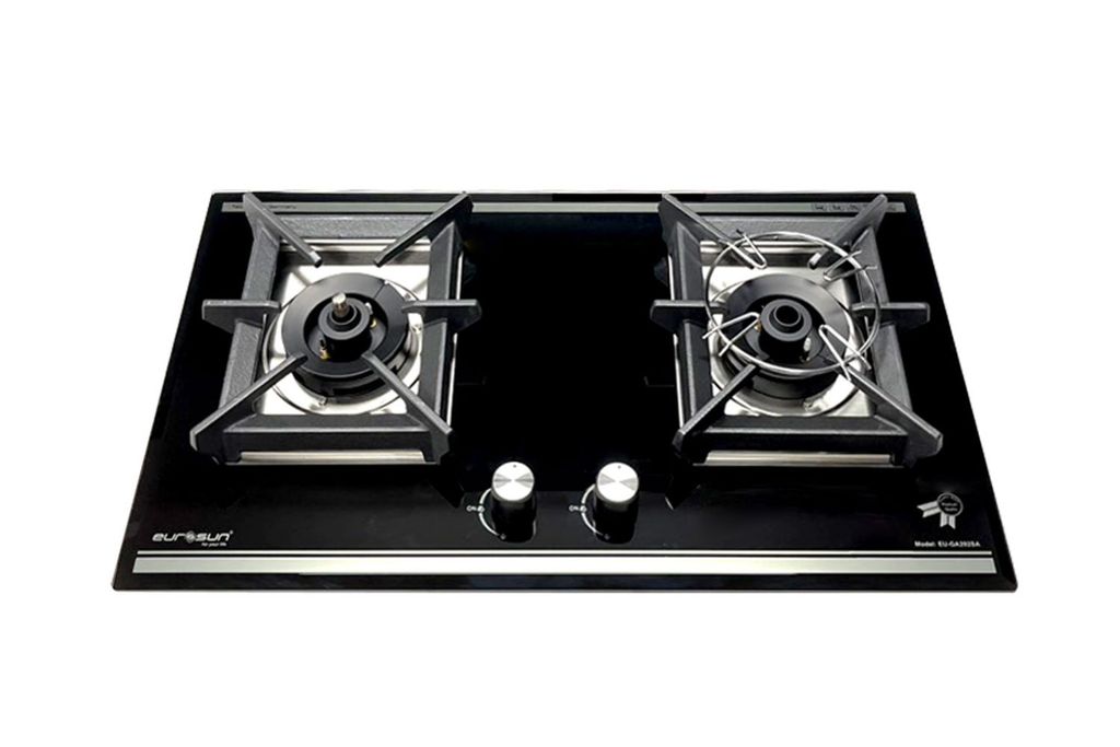 Bếp gas âm Eurosun EU-GA292SA mặt kính cường lực chịu nhiệt dày 8mm họng bếp chất liệu hợp kim chống cháy chống ăn mòn