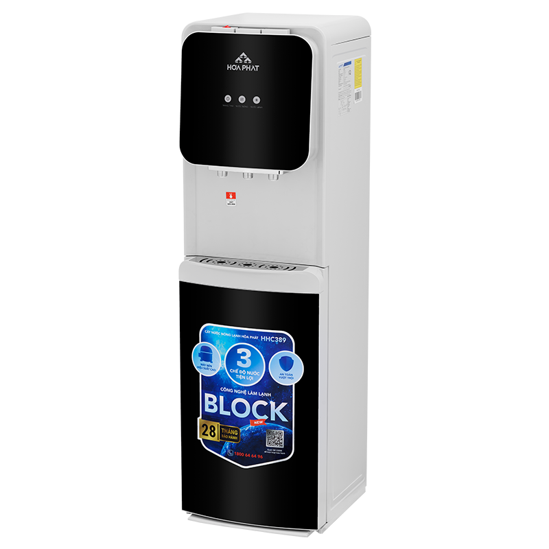 Cây nước nóng lạnh hút bình Hòa Phát HHC389