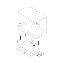 Máy Hút Mùi Âm Tủ Malloca Hidden K-730 Cảm Ứng 4 Tốc Độ