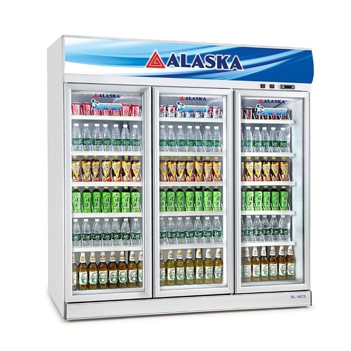 Tủ Mát Alaska SL15C3 1500 lít 3 Cánh, Dàn Lạnh Đồng