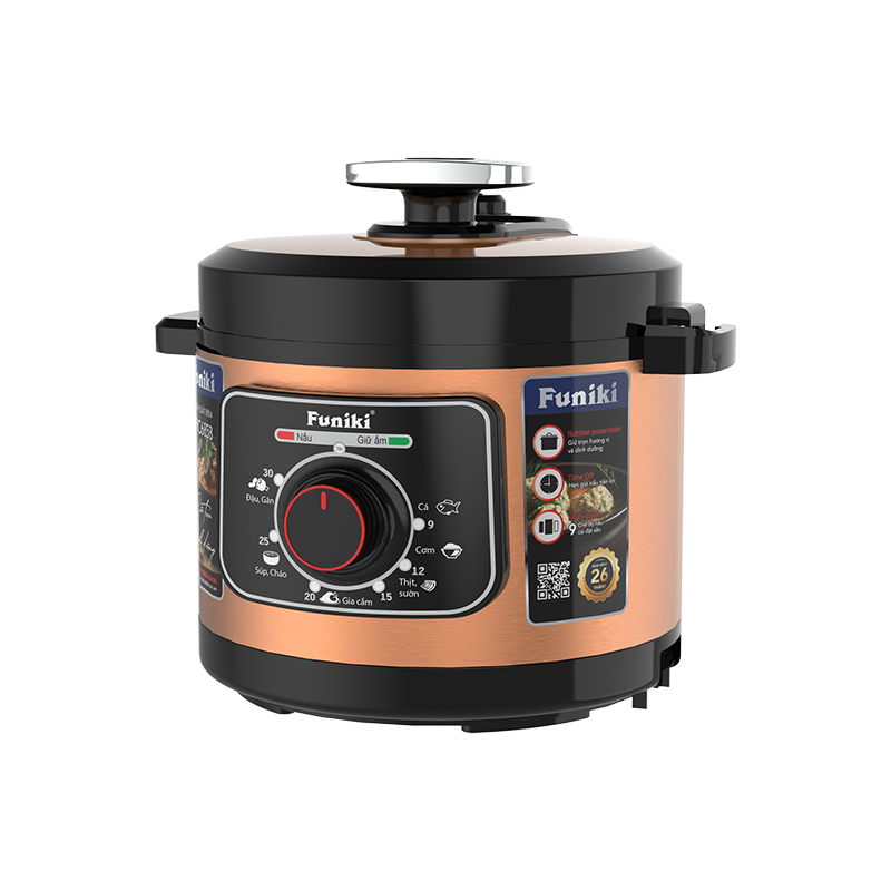 Nồi áp suất điện Funiki HPC6858 dung tích 6L