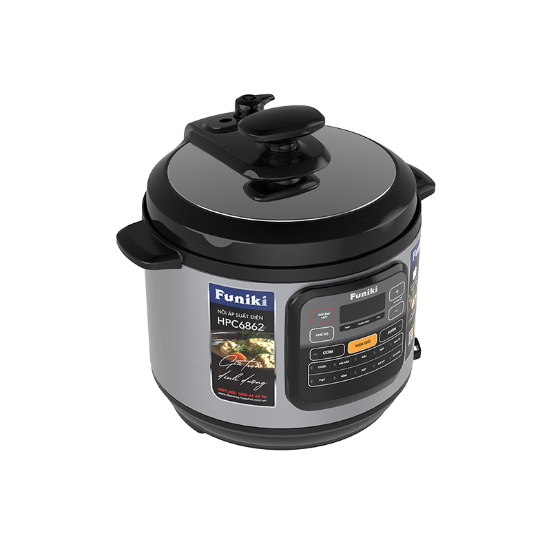 Nồi áp suất điện Funiki HPC6862 công suất 1000W dung tích 6L