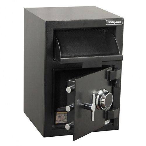 Két sắt Honeywell 5911 2 tầng chống nước chống thấm Khoá cơ  kết hợp với quay mã số 4 số