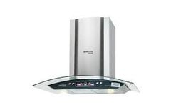 Máy hút mùi Sunhouse MAMA MMB6707-70 kính chịu nhiệt cong trắng inox 2 công suất
