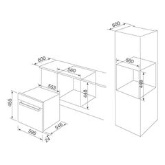 Lò vi sóng Malloca MW-40CP âm tủ nút bấm 40 lít