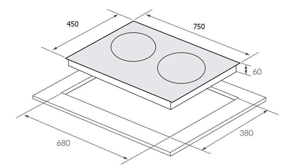 Bếp Điện Từ Canzy CZ-ID078EU Chống Tràn 3 Vùng Nấu